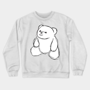 Happy Smiley Bear Sketch Shirt Crewneck Sweatshirt
